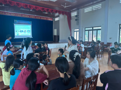 Trao kỹ năng - Bảo vệ tương lai: Nâng cao hiệu quả truyền thông phòng, chống mua bán người cho trẻ em tại Trung tâm Công tác xã hội Kon Tum